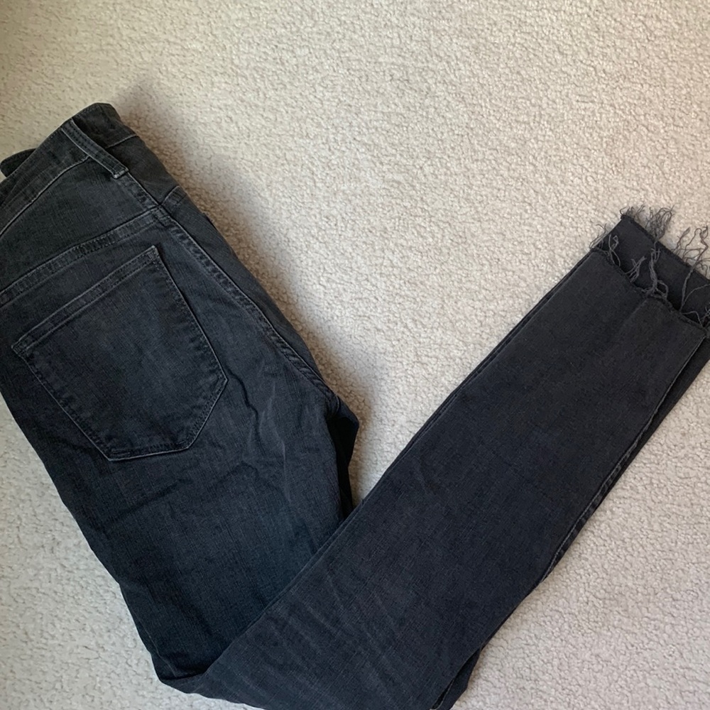 Madewell High-rise curvy skinny black jeans